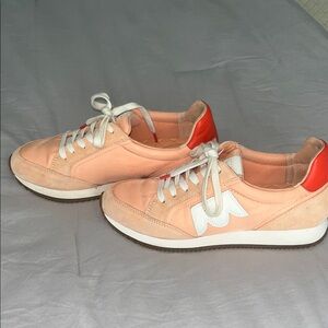 Birdies Peach and Red Women's Sneakers